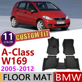 Custom Leather Car Floor Mats for Mercedes Benz A Class 2005~2012 5seats Foot Pad Carpet Accessories 150 160 170 180 200 2010
Custom Leather Car Floor Mats for Mercedes Benz A Class 2005~2012 5seats Foot Pad Carpet Accessories 150 160 170 180 200 2010