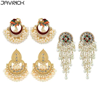 3 Pairs Bollywood Ethnic Bridal Bride Kundan Earrings Peacock Pearls Jhumka Jhumki Indian Drop Earrings Fashion Jewelry
3 Pairs Bollywood Ethnic Bridal Bride Kundan Earrings Peacock Pearls Jhumka Jhumki Indian Drop Earrings Fashion Jewelry