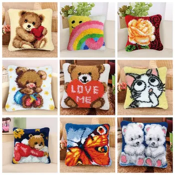 Prajna Cushion Latch Hook Kit Mat DIY Handmade Pillow Embroidery Needlework Crochet Pillows Kits Unfinished Accessories 37x37cm
Prajna Cushion Latch Hook Kit Mat DIY Handmade Pillow Embroidery Needlework Crochet Pillows Kits Unfinished Accessories 37x37cm