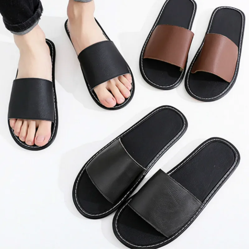 Leather Slippers Men Home Furnishing Indoor Floor Classic Footwear Casual Slides Leather Sandalias Mens House Slippers 2020 New
Leather Slippers Men Home Furnishing Indoor Floor Classic Footwear Casual Slides Leather Sandalias Mens House Slippers 2020 New