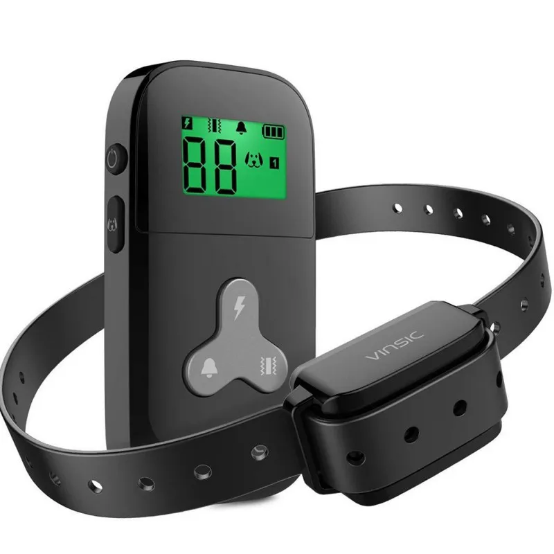 Dog Pet Training Collar Waterproof Remote Control Dog Trainings bark Collar with LCD Display for All Size Dogs white black
Dog Pet Training Collar Waterproof Remote Control Dog Trainings bark Collar with LCD Display for All Size Dogs white black