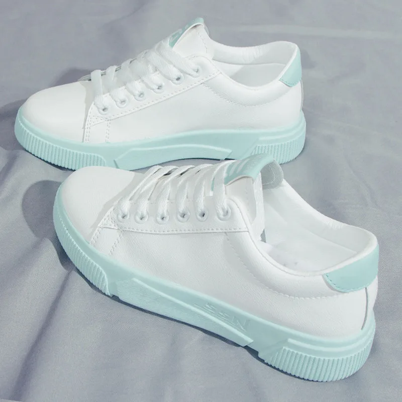 Woman Shoes Harajuku Fashion Sneakers Quality PU Low-cut Shoes Women Casual Loafers New White Flats Ladies Platform Soft Bottom 
Woman Shoes Harajuku Fashion Sneakers Quality PU Low-cut Shoes Women Casual Loafers New White Flats Ladies Platform Soft Bottom