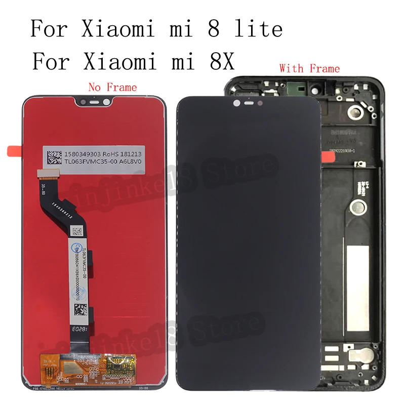 Original Display For Xiaomi Mi 8 Lite mi8 lite LCD display with frame Touch Screen digitizer for Xiaomi MI 8X Phone Repair kit
Original Display For Xiaomi Mi 8 Lite mi8 lite LCD display with frame Touch Screen digitizer for Xiaomi MI 8X Phone Repair kit