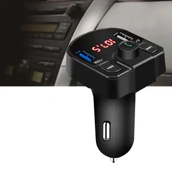 Bluetooth FM Transmitter USB Aux Modulator Handsfree Car Kit Car Audio MP3 Player 3.1A Fast Charge Dual USB Car Charger Adapter
Bluetooth FM Transmitter USB Aux Modulator Handsfree Car Kit Car Audio MP3 Player 3.1A Fast Charge Dual USB Car Charger Adapter
