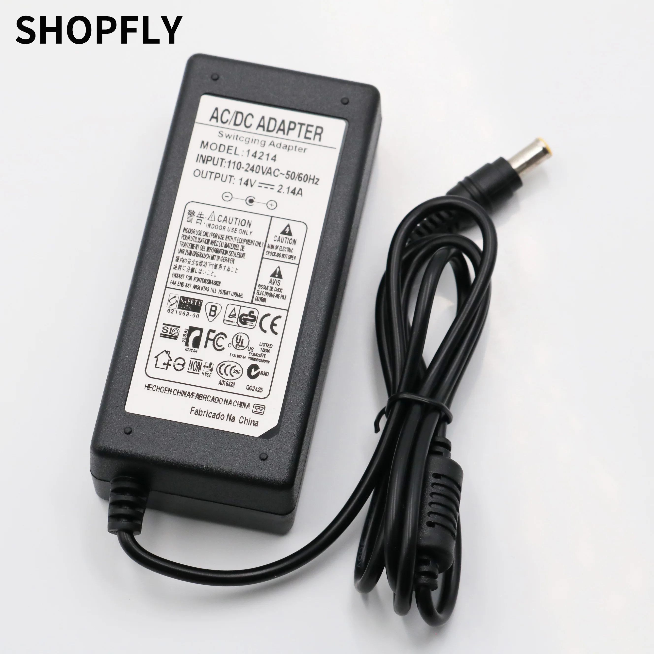 30W DC 14V 2.14A Charging Adapter For Samsung SyncMaster Display Monitor Power Charging Adapters Short Circuit Protection
30W DC 14V 2.14A Charging Adapter For Samsung SyncMaster Display Monitor Power Charging Adapters Short Circuit Protection