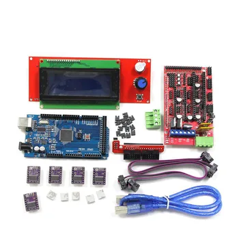 Mega 2560 R3 RAMPS 1.4 Controller DRV8825 Stepper Driver Module 2004 LCD controller for 3D Printer Part kit with USB
Mega 2560 R3 RAMPS 1.4 Controller DRV8825 Stepper Driver Module 2004 LCD controller for 3D Printer Part kit with USB