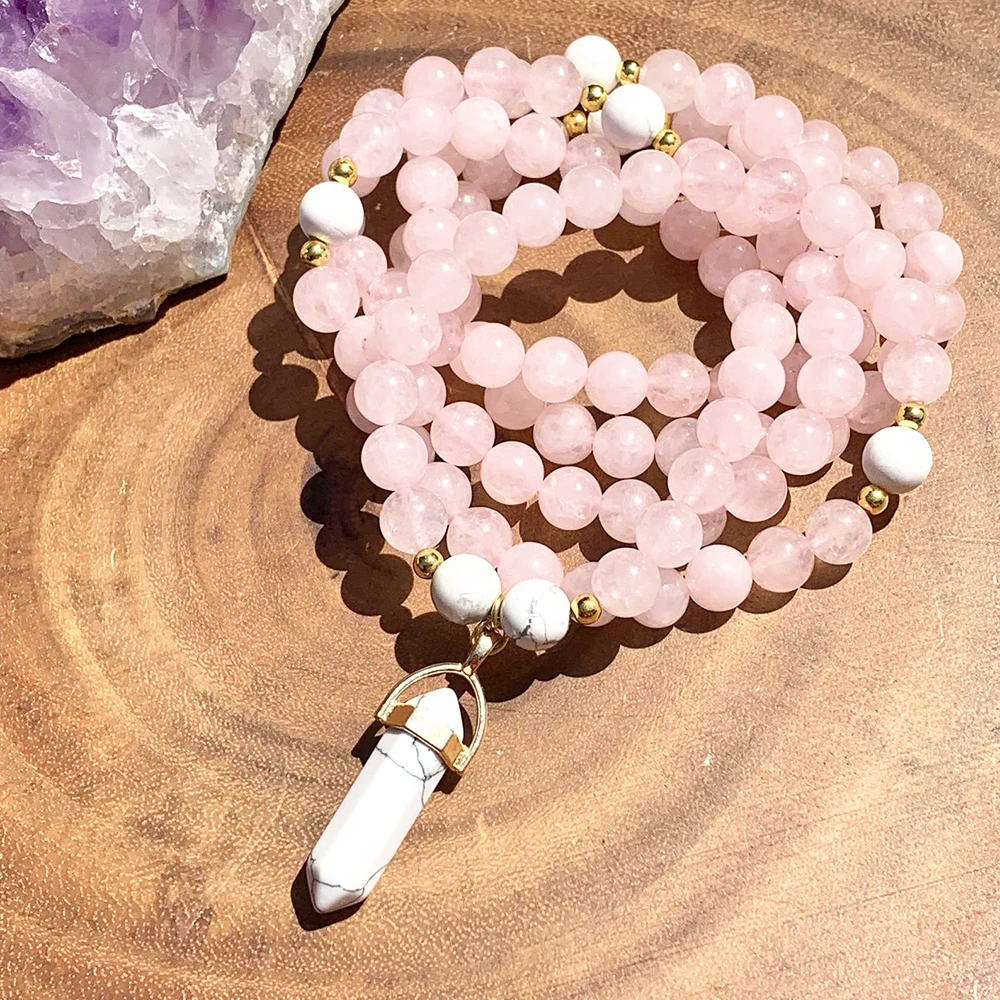 Женский браслет ST0372 с розовым кварцем и Howlite, женское колье 108 дюймов, Женская богиня, Йога, медитация, ожерелье
Женский браслет ST0372 с розовым кварцем и Howlite, женское колье 108 дюймов, Женская богиня, Йога, медитация, ожерелье