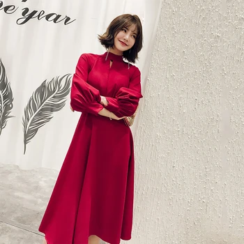 Burgundy Lady Chinese Dresses Noble Cheongsam Sexy Halter Maxi Dress Qipao Satin Party Prom Gown Elegant Slim Robe De Soiree
Burgundy Lady Chinese Dresses Noble Cheongsam Sexy Halter Maxi Dress Qipao Satin Party Prom Gown Elegant Slim Robe De Soiree