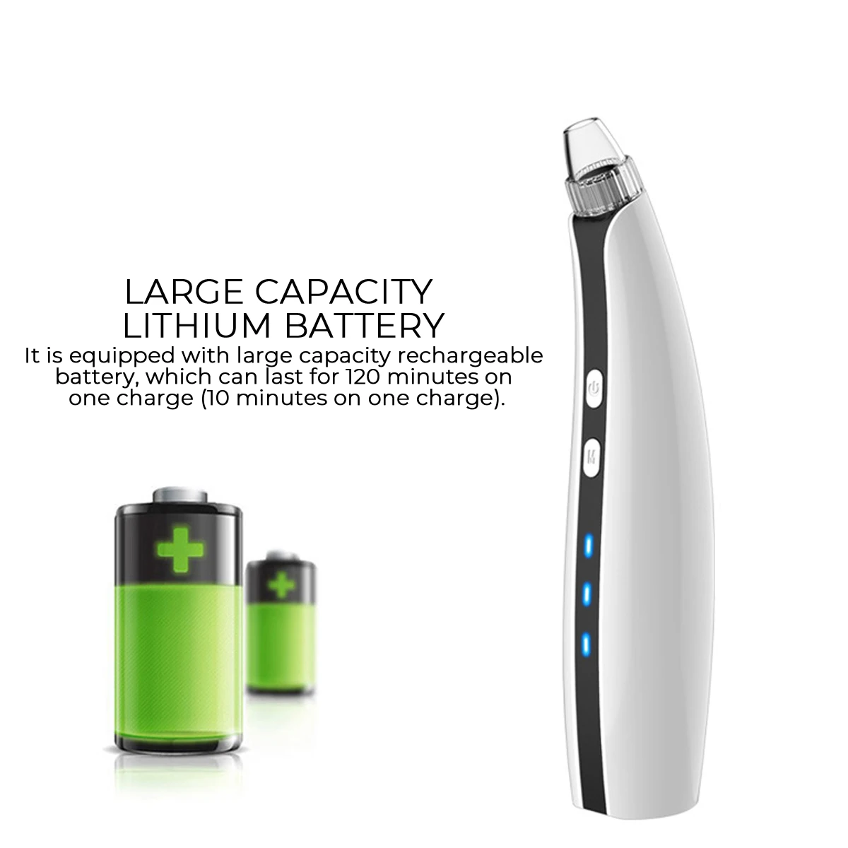Electric Blackhead Vacuum Cleaner Pore Blackhead Skin Care Tools Machine Face Nose Acne Black Dot Pimple Blackhead Remover
Electric Blackhead Vacuum Cleaner Pore Blackhead Skin Care Tools Machine Face Nose Acne Black Dot Pimple Blackhead Remover