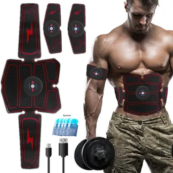 

ABS Muscle Stimulator Body Slimming Shaper Machine Vibration Abdomen Muscle Exerciser Training Fat Burning Body Building Unisex