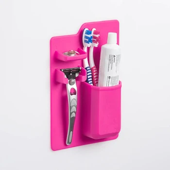 Multi-Functional Space Saving Suction Cup Toothbrush Organizer Toothpaste Holder Silicone Bathroom Shaver Rack Safe And Hygienic
Multi-Functional Space Saving Suction Cup Toothbrush Organizer Toothpaste Holder Silicone Bathroom Shaver Rack Safe And Hygienic