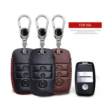 Real Leather Car Smart Key Case Cover for Kia Ceed Rio 3 4 5 Stinger Picanto Cerato Sportage 3 4 Sorento Soul K5 Keyring Chain
Real Leather Car Smart Key Case Cover for Kia Ceed Rio 3 4 5 Stinger Picanto Cerato Sportage 3 4 Sorento Soul K5 Keyring Chain