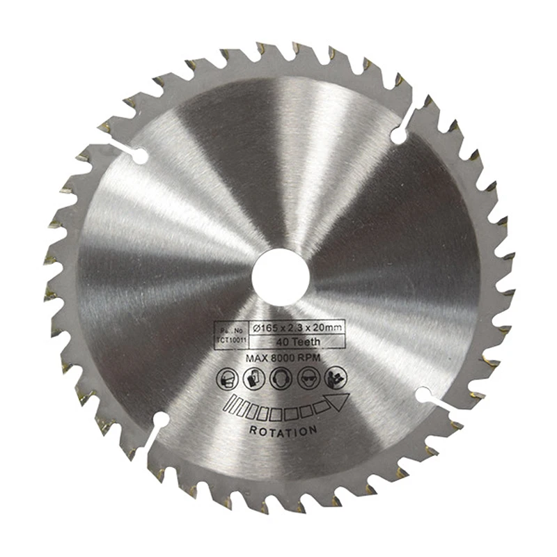 165mm 40T 20mm Bore TCT Circular Saw Blade Disc for Dewalt Makita Ryobi Bosch
165mm 40T 20mm Bore TCT Circular Saw Blade Disc for Dewalt Makita Ryobi Bosch