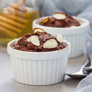 8 Oz Ramekins, Souffle Dishes, Ramekin Set for Creme Brulee, Set of 6, Oven Safe, White
8 Oz Ramekins, Souffle Dishes, Ramekin Set for Creme Brulee, Set of 6, Oven Safe, White