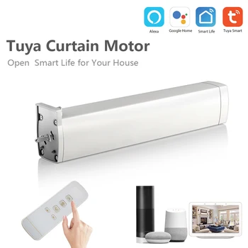 WIFI Electric Curtain Motor with Controlller Auto Motorized Curtain Track Tuya APP Vioce Remote Control For Alexa Google Home
WIFI Electric Curtain Motor with Controlller Auto Motorized Curtain Track Tuya APP Vioce Remote Control For Alexa Google Home