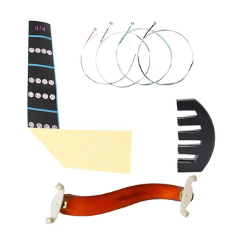 1 Set 4/4 Full Size Violin Replacement Shoulder Rest String 5 Forks Mute Fingerboard Marker For Violinist
1 Set 4/4 Full Size Violin Replacement Shoulder Rest String 5 Forks Mute Fingerboard Marker For Violinist