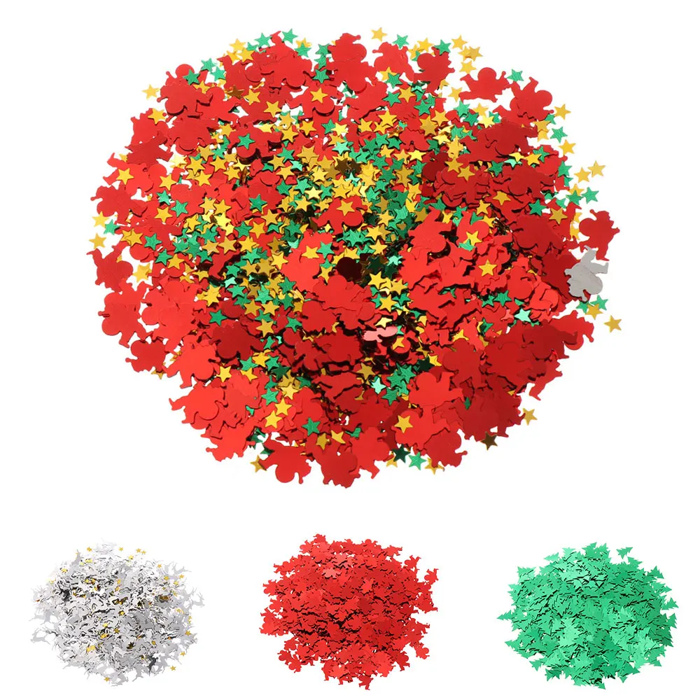 Colorful 30g Christmas Confetti Tinfoil Sequins Ornament Mix Color Gift Xmas Festival Supply Party Decoration Table Ornament
Colorful 30g Christmas Confetti Tinfoil Sequins Ornament Mix Color Gift Xmas Festival Supply Party Decoration Table Ornament