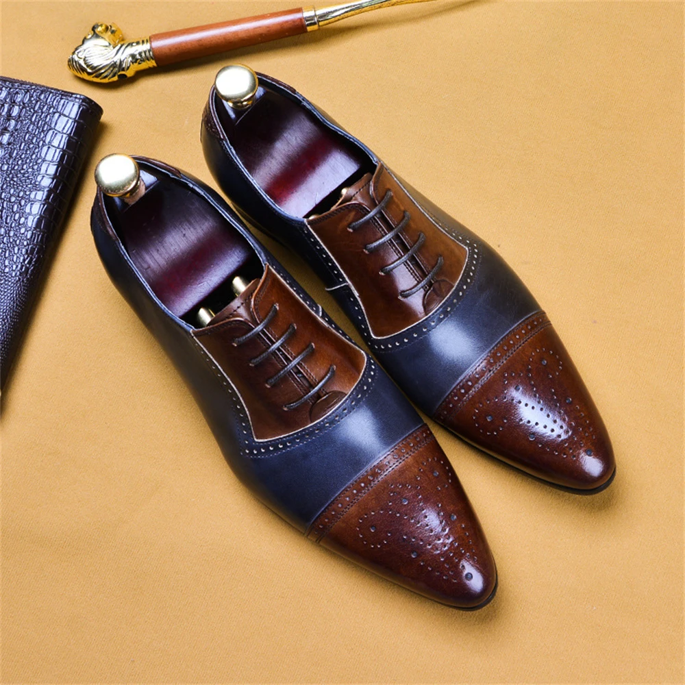 Mens Leather Pointed Toe Shoes British Bullock Lace-up Formal White Wedding Oxford Shoes
Mens Leather Pointed Toe Shoes British Bullock Lace-up Formal White Wedding Oxford Shoes