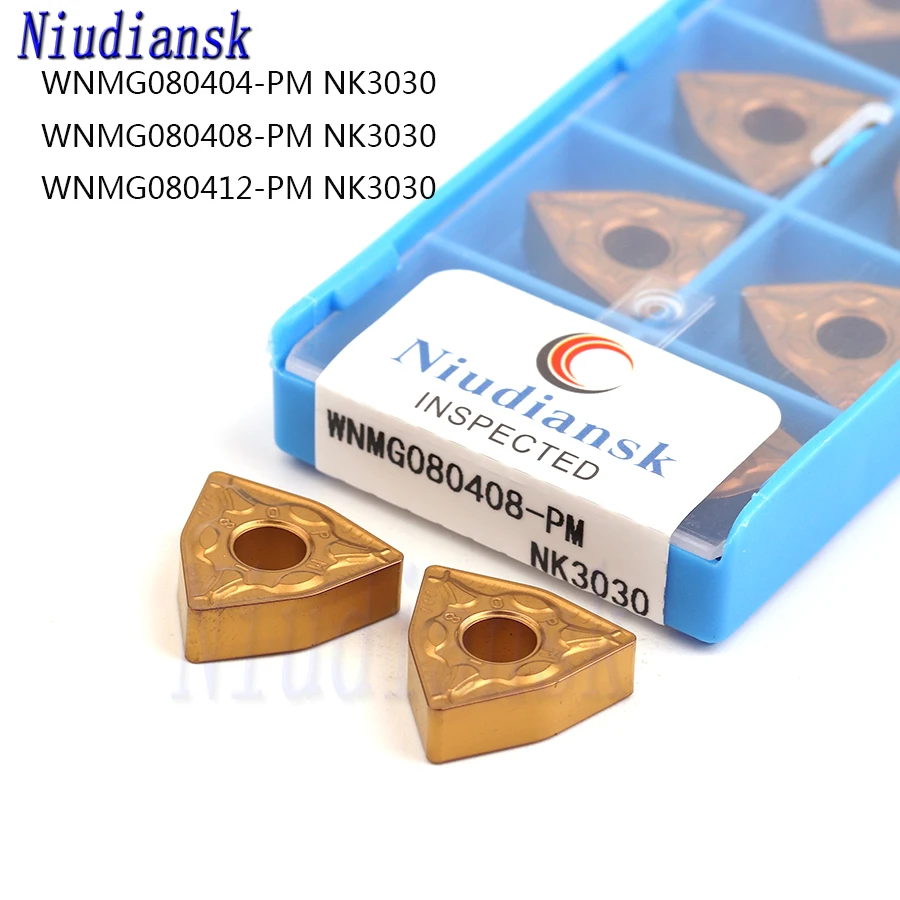WNMG080404-PM WNMG080408-PM WNMG080412-PM NK3030 100% Original Carbide Insert CNC Lathe Tool Suitable For Processing Steel Parts
WNMG080404-PM WNMG080408-PM WNMG080412-PM NK3030 100% Original Carbide Insert CNC Lathe Tool Suitable For Processing Steel Parts