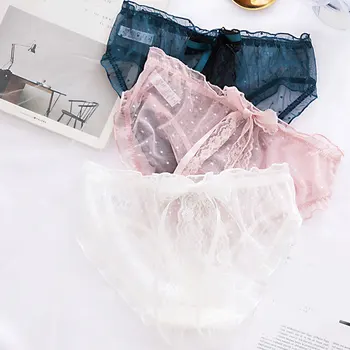 Panties For Women Sexy Underwear Lingerie New Sexy Mesh Breathable Lace Pure Cotton Lower Waist Briefs Underpants
Panties For Women Sexy Underwear Lingerie New Sexy Mesh Breathable Lace Pure Cotton Lower Waist Briefs Underpants