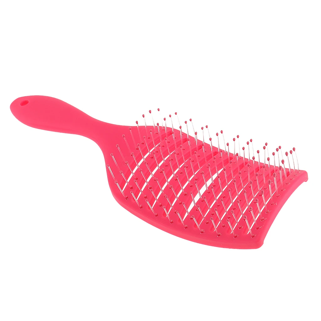 Professional 2 Colors Anti-static Detangling Handle Tangle Comb Salon Hair Styling Curling Tool Professional 2 Colors Anti-static Detangling Handle Tangle Comb Salon Hair Styling Curling Tool