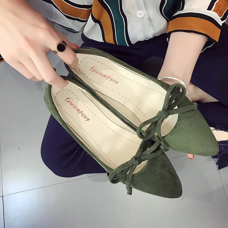 Fashion Women Flats Shoes 2021 Spring Summer Boat Shoes Pointed Toe Ballet Casual Suede Leather Shoes Bow-knot Ladies Footwear
Fashion Women Flats Shoes 2021 Spring Summer Boat Shoes Pointed Toe Ballet Casual Suede Leather Shoes Bow-knot Ladies Footwear