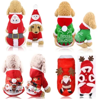 Wholesale Four-legged dog clothes Christmas pet clothes dog jumpsuits with cap
Wholesale Four-legged dog clothes Christmas pet clothes dog jumpsuits with cap