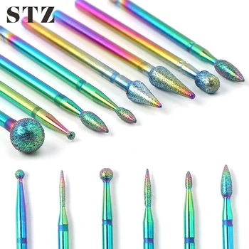 STZ 1pc Milling Cutters For Manicure Diamond Nail Drill Bits Ball Flame Rotary Burr Grinder Cuticle Removal Nails Tools #1514-3
STZ 1pc Milling Cutters For Manicure Diamond Nail Drill Bits Ball Flame Rotary Burr Grinder Cuticle Removal Nails Tools #1514-3