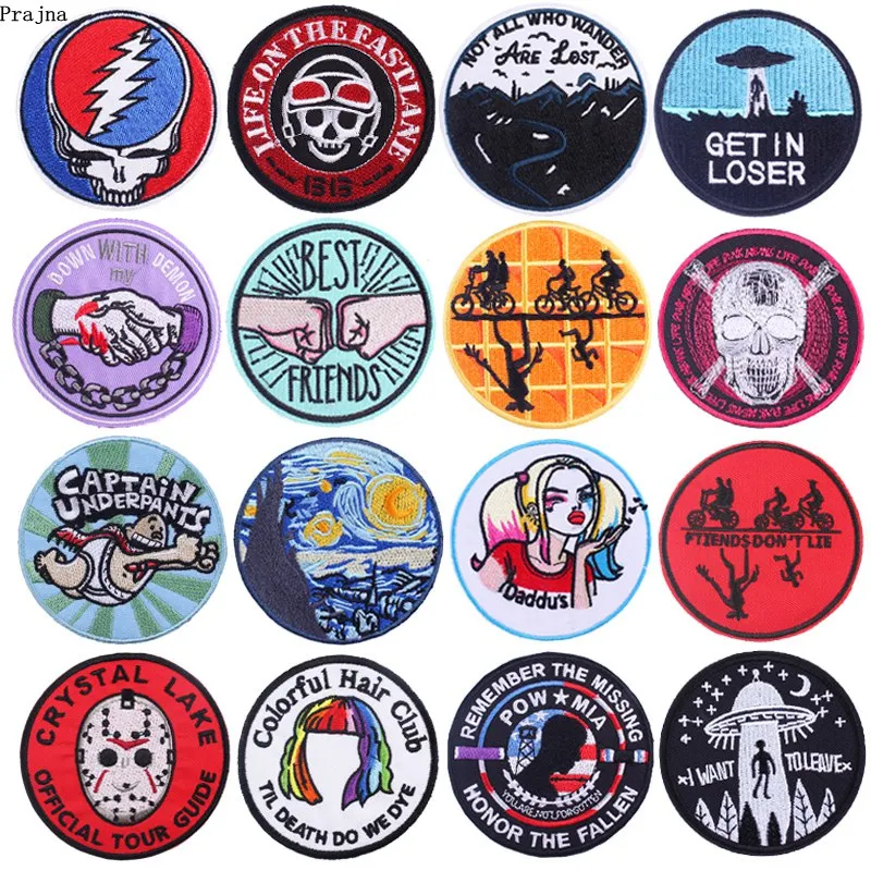 Prajna UFO Round Patch Iron On Patches On Clothes Embroidered Patches For Clothing Stranger Things Patches On T-shirt DIY Cloth
Prajna UFO Round Patch Iron On Patches On Clothes Embroidered Patches For Clothing Stranger Things Patches On T-shirt DIY Cloth