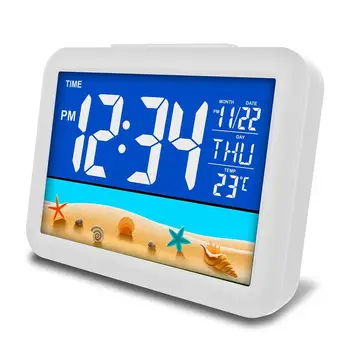 7 Languages Bedside Alarm Clock For Children Students,LCD Big Color Screen Home Office Temperature Display Digital Alarm Clock
7 Languages Bedside Alarm Clock For Children Students,LCD Big Color Screen Home Office Temperature Display Digital Alarm Clock