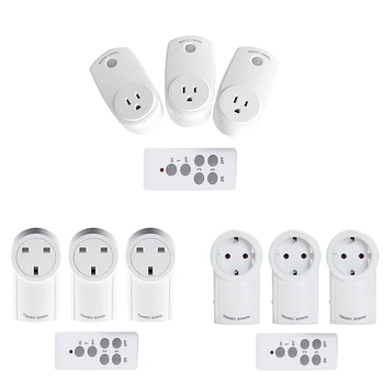 Universal for Socket Power Outlet 43hz Wireless Remote Control Smart Socket Plug for Broadlink RM Pro+ Indoor Home 1 TX To 3 R 
Universal for Socket Power Outlet 43hz Wireless Remote Control Smart Socket Plug for Broadlink RM Pro+ Indoor Home 1 TX To 3 R