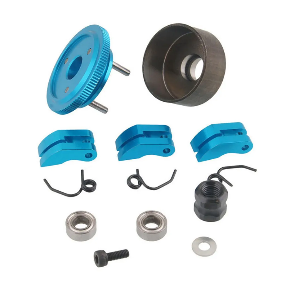 Metal Clutch Bell Flywheel Springs Cone Motor Nut Assembly for 1/8 HSP RC Car Accessories Parts 
Metal Clutch Bell Flywheel Springs Cone Motor Nut Assembly for 1/8 HSP RC Car Accessories Parts