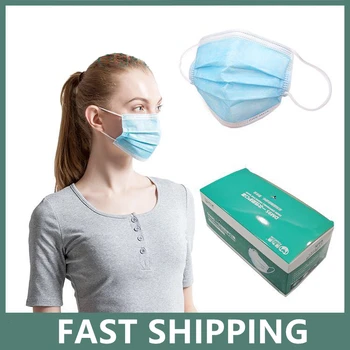 50pcs/ disposable Facemasks 3 layers Non Woven Anti Dust Mouth Mask Soft Breathable Face Masks Protective Mask Facemasks
50pcs/ disposable Facemasks 3 layers Non Woven Anti Dust Mouth Mask Soft Breathable Face Masks Protective Mask Facemasks