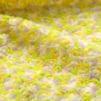 Quality gauze tissu Three dimensional color rose sewing Clothing children's dress performance clothing fabric
Quality gauze tissu Three dimensional color rose sewing Clothing children's dress performance clothing fabric