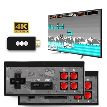 USB Wireless Handheld TV Video Game Console Build In 600 Classic Game 8 Bit Mini 4K Mini Video Console Support AV/HDMI Output
USB Wireless Handheld TV Video Game Console Build In 600 Classic Game 8 Bit Mini 4K Mini Video Console Support AV/HDMI Output