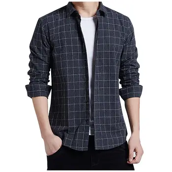 2020 New Shirt Men Camisa Masculina Casual Plaid Long Sleeve Male Slim Fit Button Check Business Shirt Top Blouse Chemise Homme
2020 New Shirt Men Camisa Masculina Casual Plaid Long Sleeve Male Slim Fit Button Check Business Shirt Top Blouse Chemise Homme