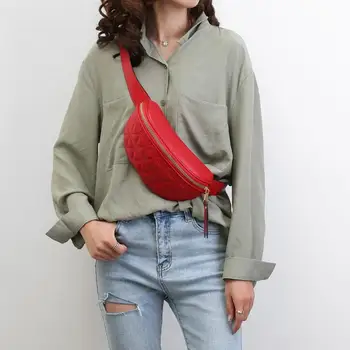 PU Leather Fanny Chest Bag Solid Color Women Waist Belt Pack Classic Ladies Girls Shoulder Crossbody Bag 
PU Leather Fanny Chest Bag Solid Color Women Waist Belt Pack Classic Ladies Girls Shoulder Crossbody Bag