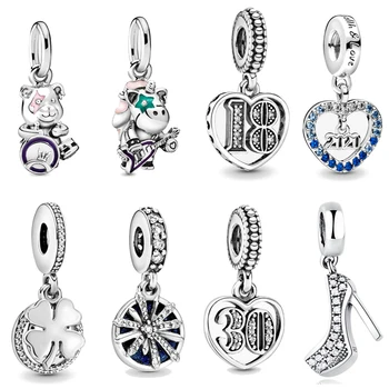 2020 New Original 925 Silver Beads Unicorn Punk Band Dazzling Wishes Dangle Charms Fit Pandora Bracelet DIY Women Jewelry 
2020 New Original 925 Silver Beads Unicorn Punk Band Dazzling Wishes Dangle Charms Fit Pandora Bracelet DIY Women Jewelry