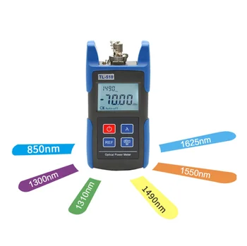 FTTH OPM Optical Power Meter TL-510 Fiber Optical Cable Tester SC FC ST Connector -70dBm~+10dBm wholesale
FTTH OPM Optical Power Meter TL-510 Fiber Optical Cable Tester SC FC ST Connector -70dBm~+10dBm wholesale