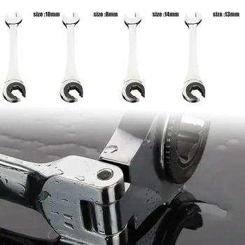4pcs 8-14mm Ratchet Fixed Flexible Pipe Sets Ratcheting Spanner Repair Hand Tool Spanners Hand Tools Gears Ring Wrench Set
4pcs 8-14mm Ratchet Fixed Flexible Pipe Sets Ratcheting Spanner Repair Hand Tool Spanners Hand Tools Gears Ring Wrench Set