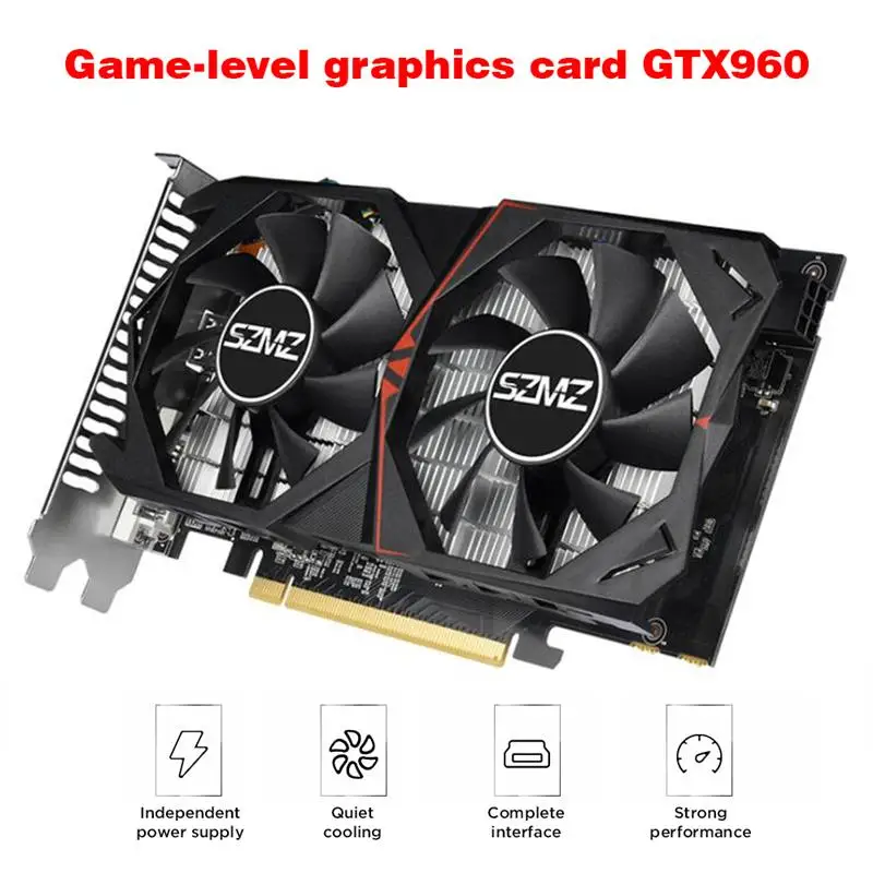 Новая видеокарта для ПК оригинальная Видеокарта GTX 960 4 Гб бит GDDR5 видеокарты VGA GTX960