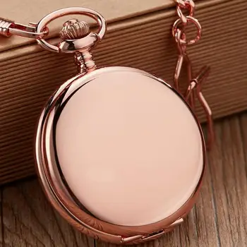 Vintage Smooth Quartz Pocket Watch Rose Gold Clock Pocket Watch FOB Chain For Gift
Vintage Smooth Quartz Pocket Watch Rose Gold Clock Pocket Watch FOB Chain For Gift