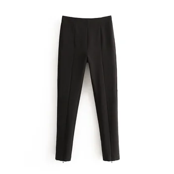 Womens black zipper skinny trousers 2020 fashion new ladies high waist simple and comfortable personality thin cotton trousers
Womens black zipper skinny trousers 2020 fashion new ladies high waist simple and comfortable personality thin cotton trousers