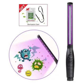 30 LEDs UV Sterilizer Lamp Rechargeable Home Portable Ultraviolet Disinfection Bactericidal Lamp UVC Germicidal Lamp Sterilizer
30 LEDs UV Sterilizer Lamp Rechargeable Home Portable Ultraviolet Disinfection Bactericidal Lamp UVC Germicidal Lamp Sterilizer