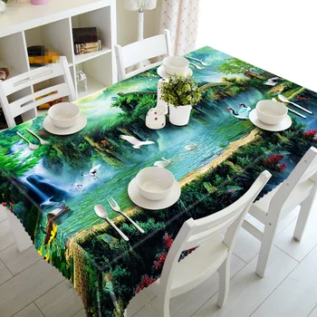 3D Tablecloth Chinese Style Peony Pattern Merry Christmas Waterproof Cloth Thicken Rectangular and Round Table Cloth for Wedding
3D Tablecloth Chinese Style Peony Pattern Merry Christmas Waterproof Cloth Thicken Rectangular and Round Table Cloth for Wedding