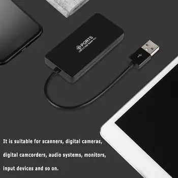4 Port USB 2.0 Hub Splitter Adapter Converter Cable Wire Cord for PC Laptops Notebook Computer Full Speed 480Mbps High Quality
4 Port USB 2.0 Hub Splitter Adapter Converter Cable Wire Cord for PC Laptops Notebook Computer Full Speed 480Mbps High Quality