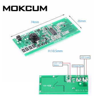 DC 3.7V Wireless Microwave Radar Sensor Module 20W 30s Delay Switch Solar Controller Light Control
DC 3.7V Wireless Microwave Radar Sensor Module 20W 30s Delay Switch Solar Controller Light Control