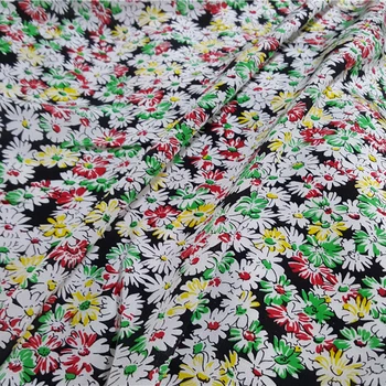 Little Daisy Printed Silk Crepe de chine 100% Silk Dress Fashion Designer Fabric African Fabric Cool, Breathable and Comfortable
Little Daisy Printed Silk Crepe de chine 100% Silk Dress Fashion Designer Fabric African Fabric Cool, Breathable and Comfortable