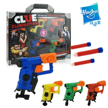 Clearance Sale Hasbro CLUE Original Nerf Elimination Soft Bullet Gun Toy Outdoor Games Gun 4pcs/set
Clearance Sale Hasbro CLUE Original Nerf Elimination Soft Bullet Gun Toy Outdoor Games Gun 4pcs/set