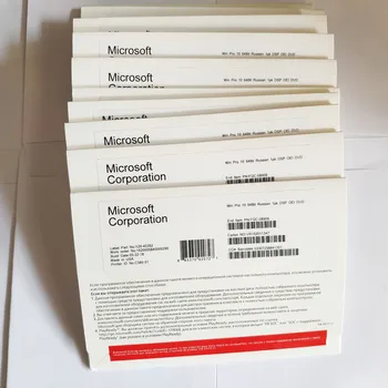 Microsoft Windows 10 Pro 64-bit OEM DVD Product Key COA License 1PK DSP OEI Version OS English Or Russian 
Microsoft Windows 10 Pro 64-bit OEM DVD Product Key COA License 1PK DSP OEI Version OS English Or Russian